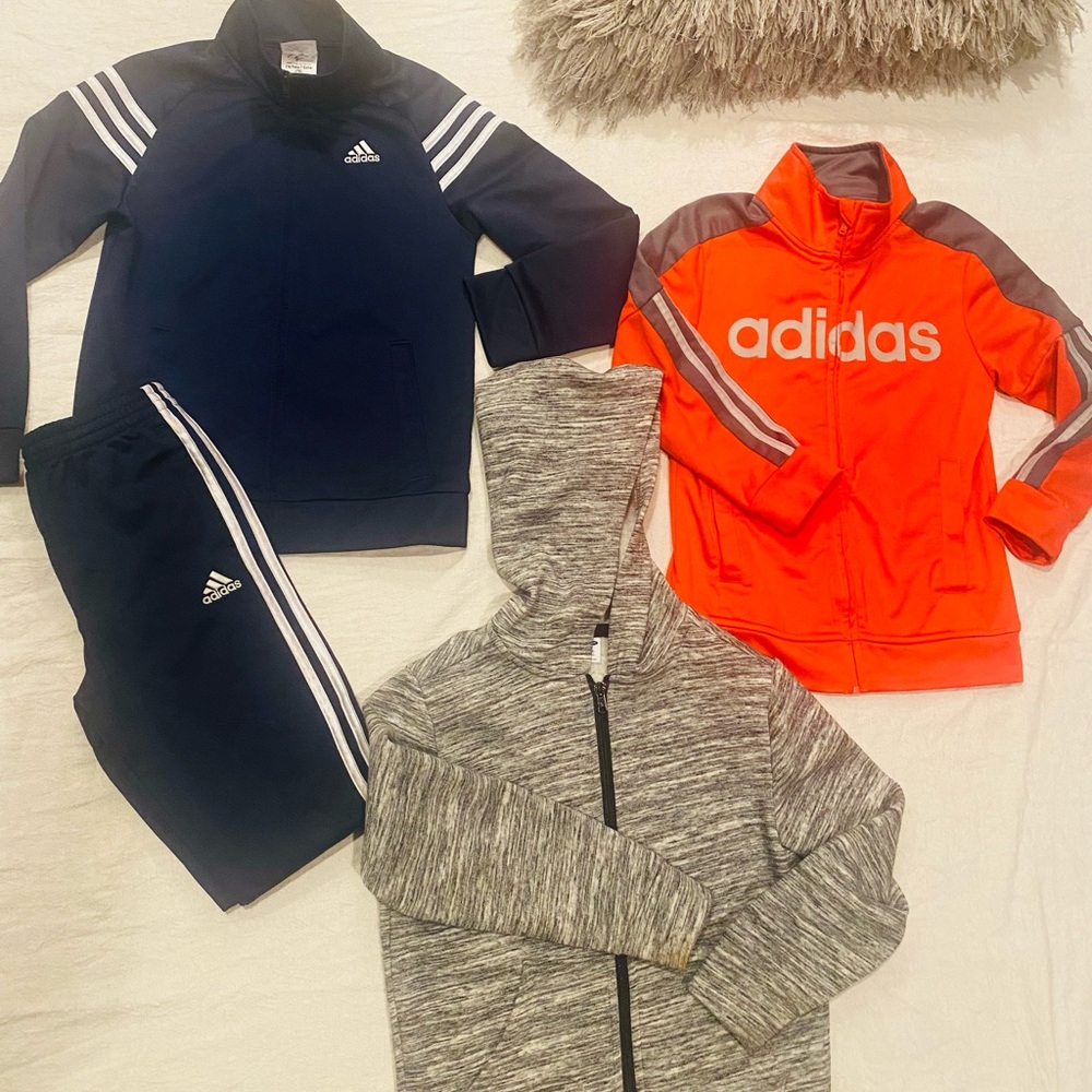 Adidas bundle & old navy zip up never worn